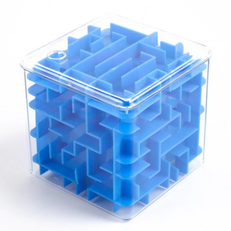 Игра-лабиринт 3D 8*8*8 см шестигранная головоломка скоростной куб игра с шариками