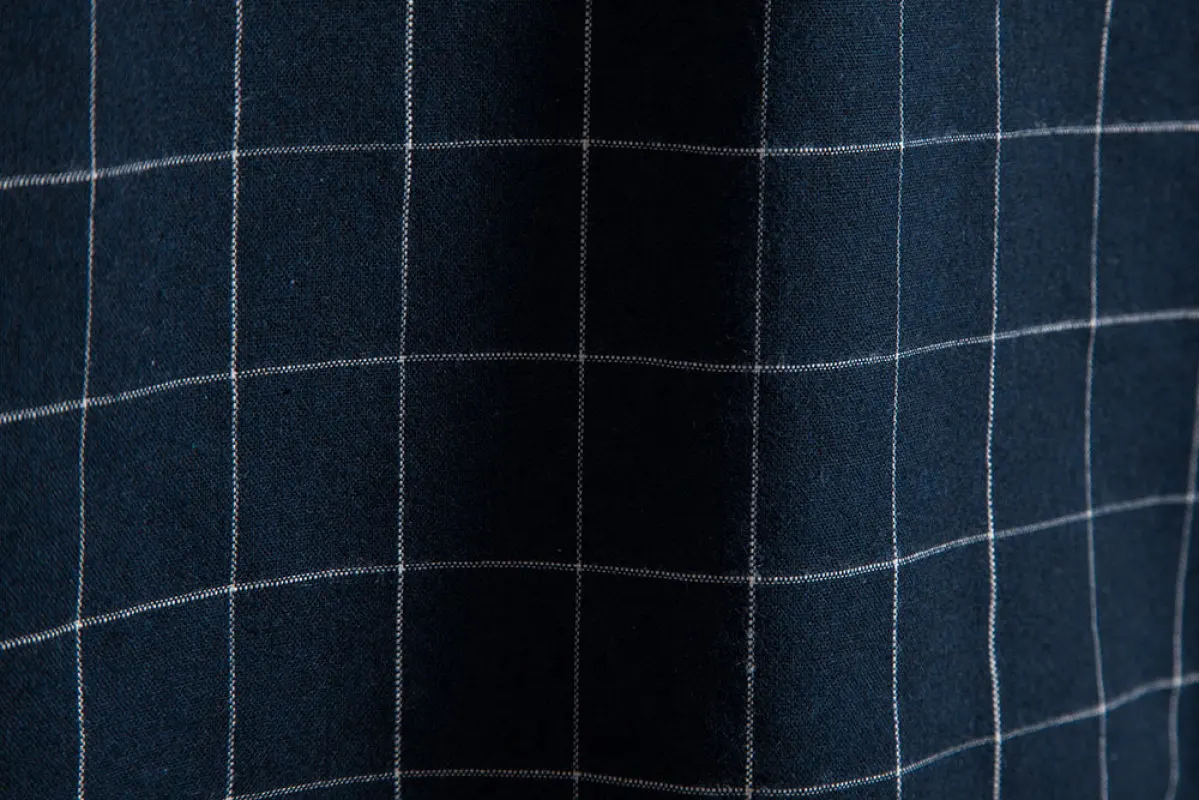 Vintage Shirt Plaid Shirts Men Clothings Camisa Para Hombre Camisas Manga Larga Hombre Chemisiers Mens Fashion Checked Shirt