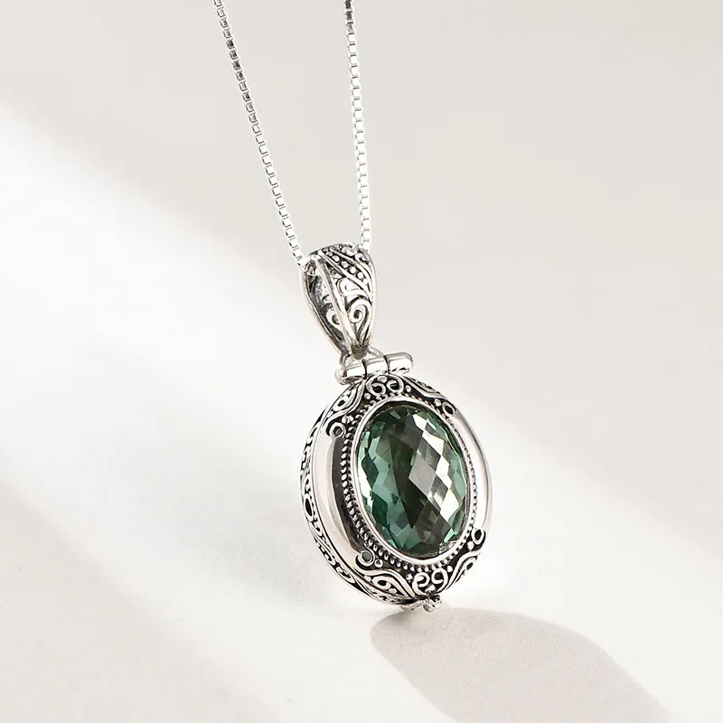 Ожерелье в этническом стиле с открытой крышкой и невидимой инкрустацией Gawu Box