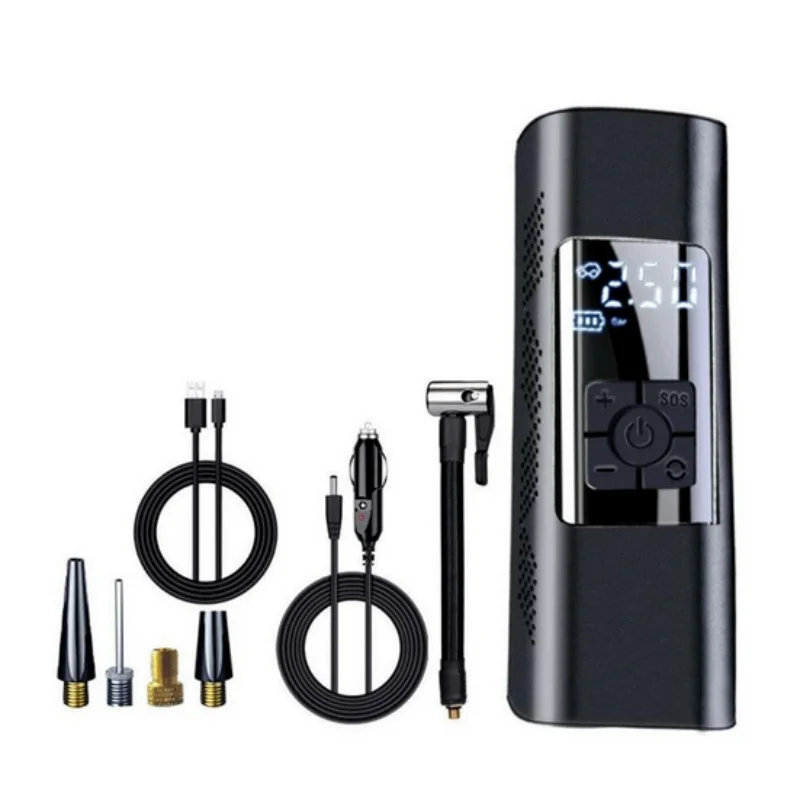 

[Flash Deal]Rechargeable Air Pump Tire Inflator Portable Compressor Digital Car[US Stock]