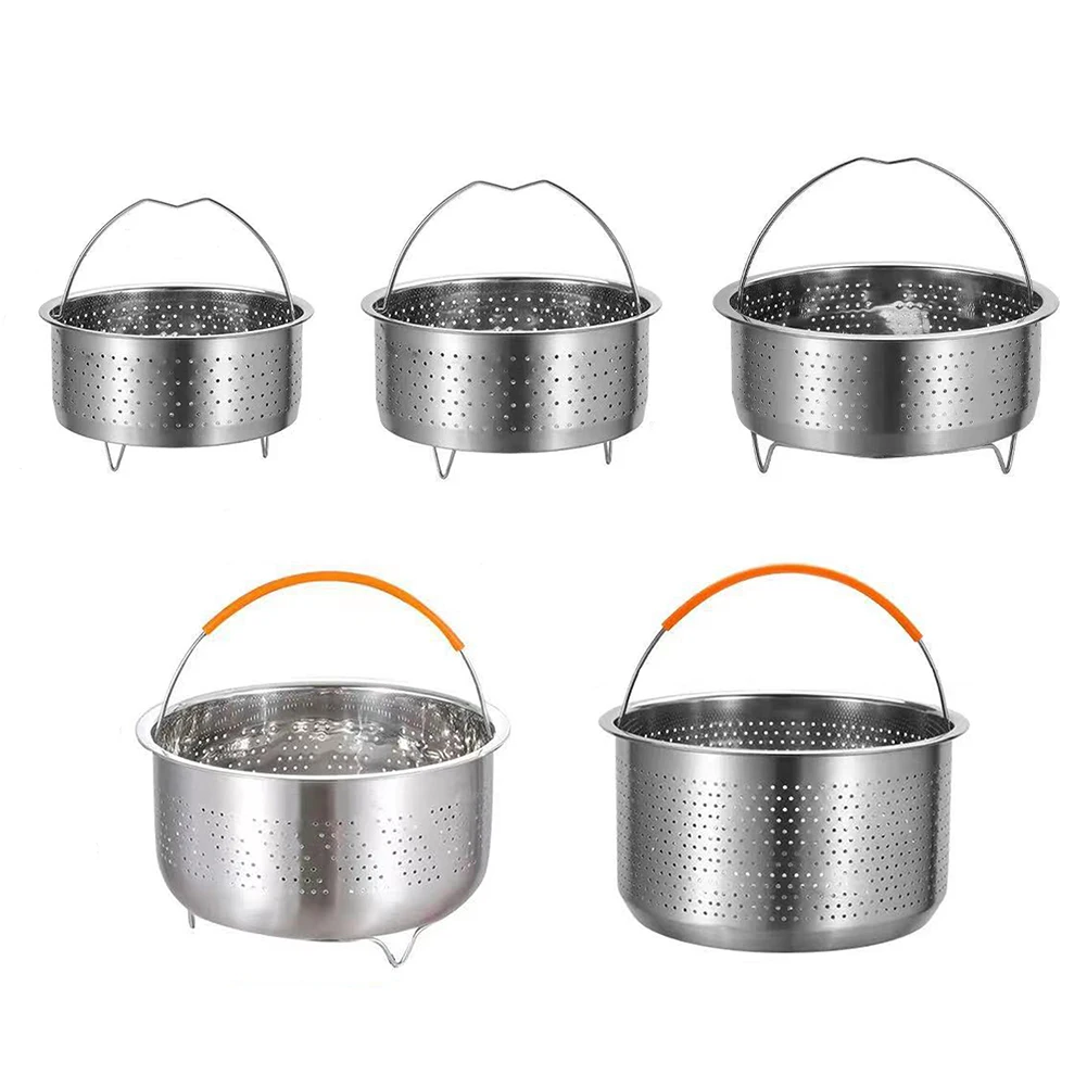 

Cooker Steamer Handle Pot Silicone Basket Stainless Instant Steamer Accessories Steel Pressure Rice Cooker For With Instant
