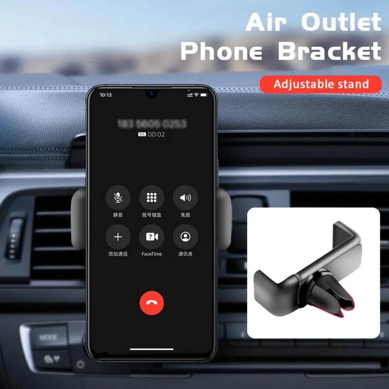 

Car Phone Holder Adjustable bracket Car Air Outlet Mount Clip Accessories Interior Universal Mobile Holder Mount Phone Support