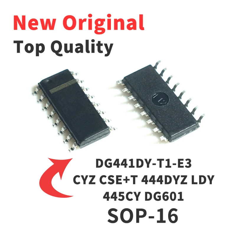 

5 Pieces DG441DY-T1-E3 CYZ CSE+T DG444DYZ LDY DG445CY DG601 SMD SOP16 Chip IC Brand New Original