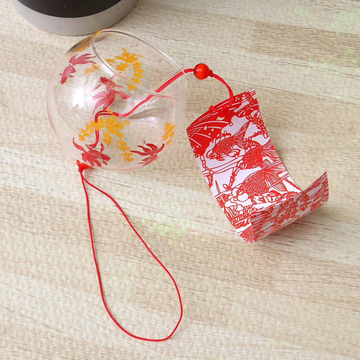 

Wind Japanese Chimes Glass Bells Hanging Bell Style Pendant Chime Decorative Pendnat Garden Indoor Suncatcher Windchimesoutdoor