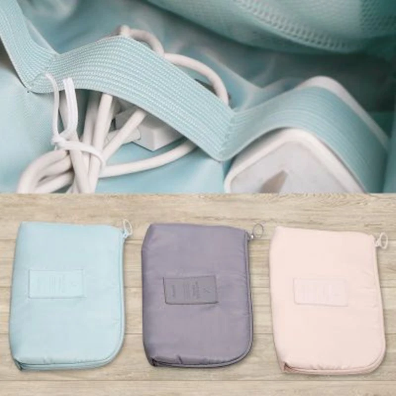 

Travel Cable Bag Portable Cosmetic Zipper Storage Pouch Digital USB Electronic Organizer Case Mobile Phone Charger Holder
