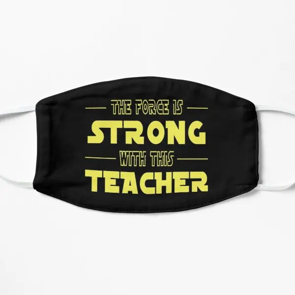 

The Force Is Strong With This Teacher Fl Printing Face Mask Anti Dust Cartoon Mouth Dustproof Haze Cosplay Sport Winter Health
