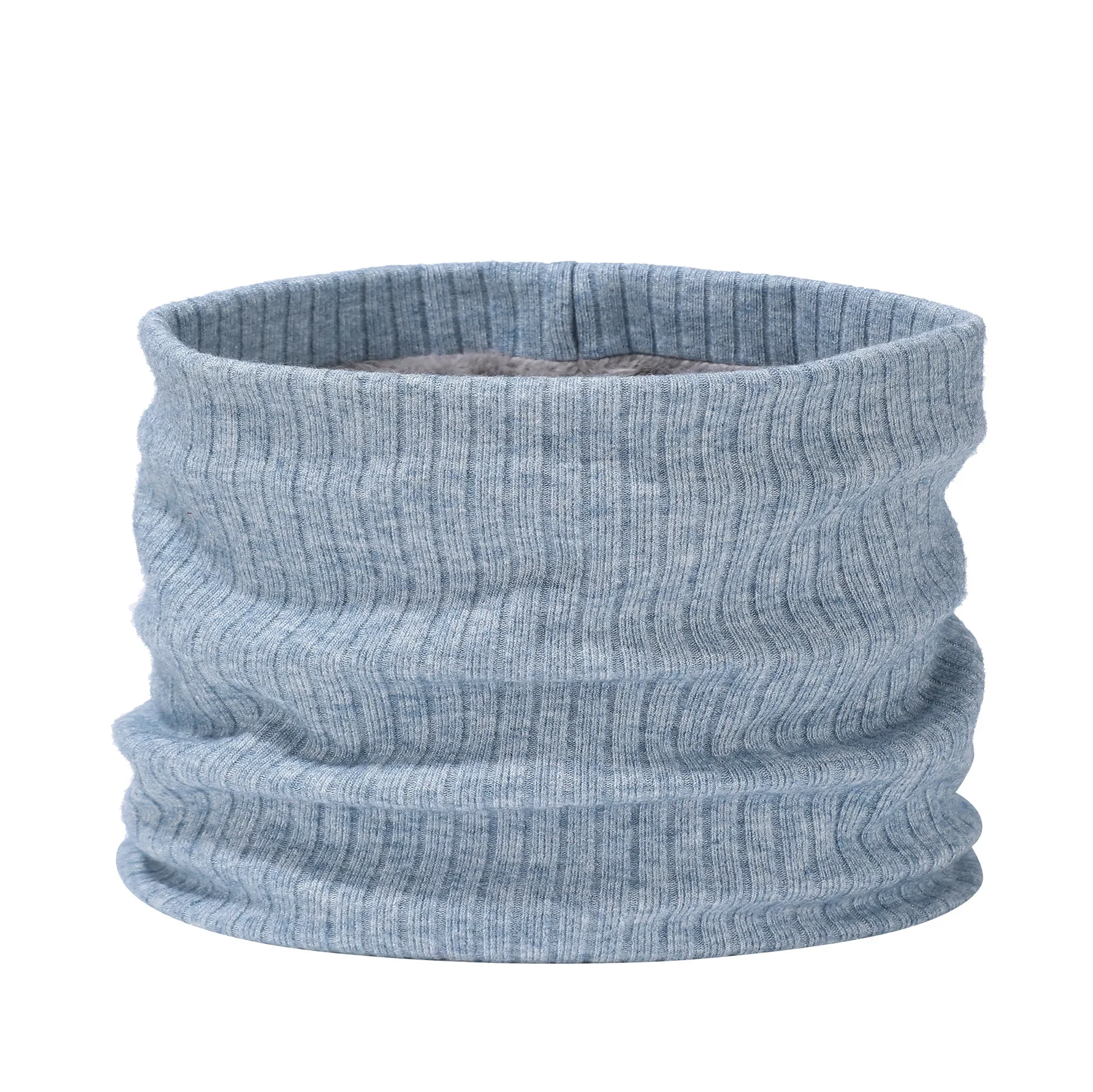 Зимняя мужская и женская уличная двухслойная теплая шея на флисовой подкладке