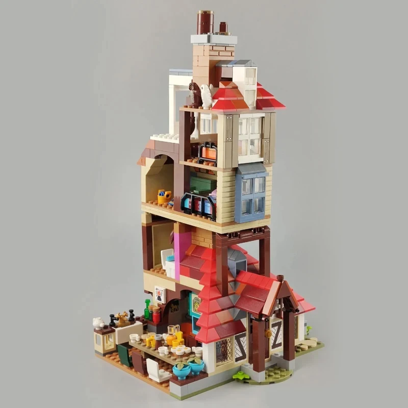 

NEW In Stock Compatible With 75980 Attack On The Burrow Diagoned Alley With Figure Building Blocks Toys For Kids Xmas Gifts