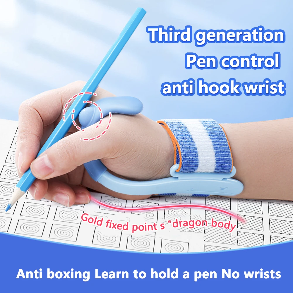 

Anti-hook Wrist Corrector Holding Pen Posture Correction Primary School Children Beginners Writing Corrector Arm Wrist Gloves