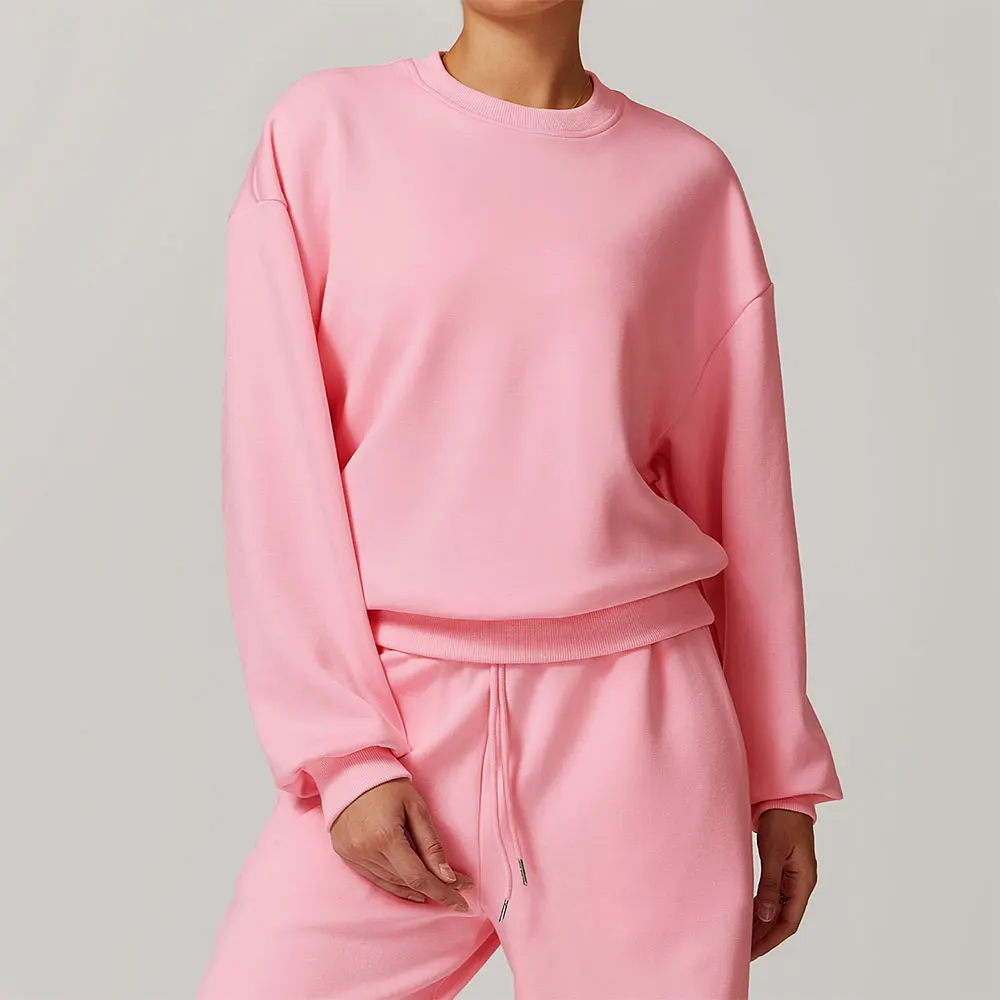 Новинка осенняя Повседневная Женская толстовка с круглым вырезом женская