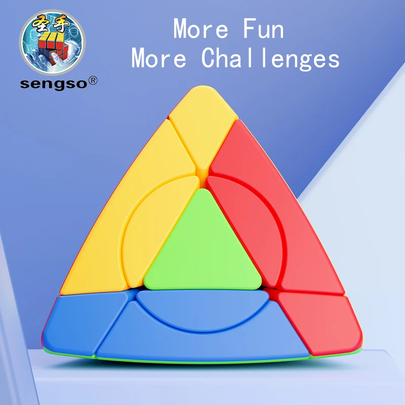 SENGSO Высококачественный Магический Куб 2x2 3x3 4x4 Megaminx Tower Без Наклеек