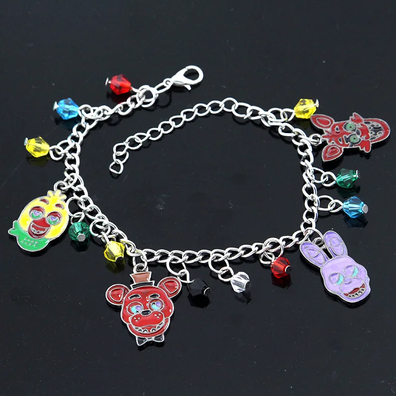 Fnaf Аниме Игра Фредди Браслет-подвеска Лиса Бонни Животное Кукла Фигурка