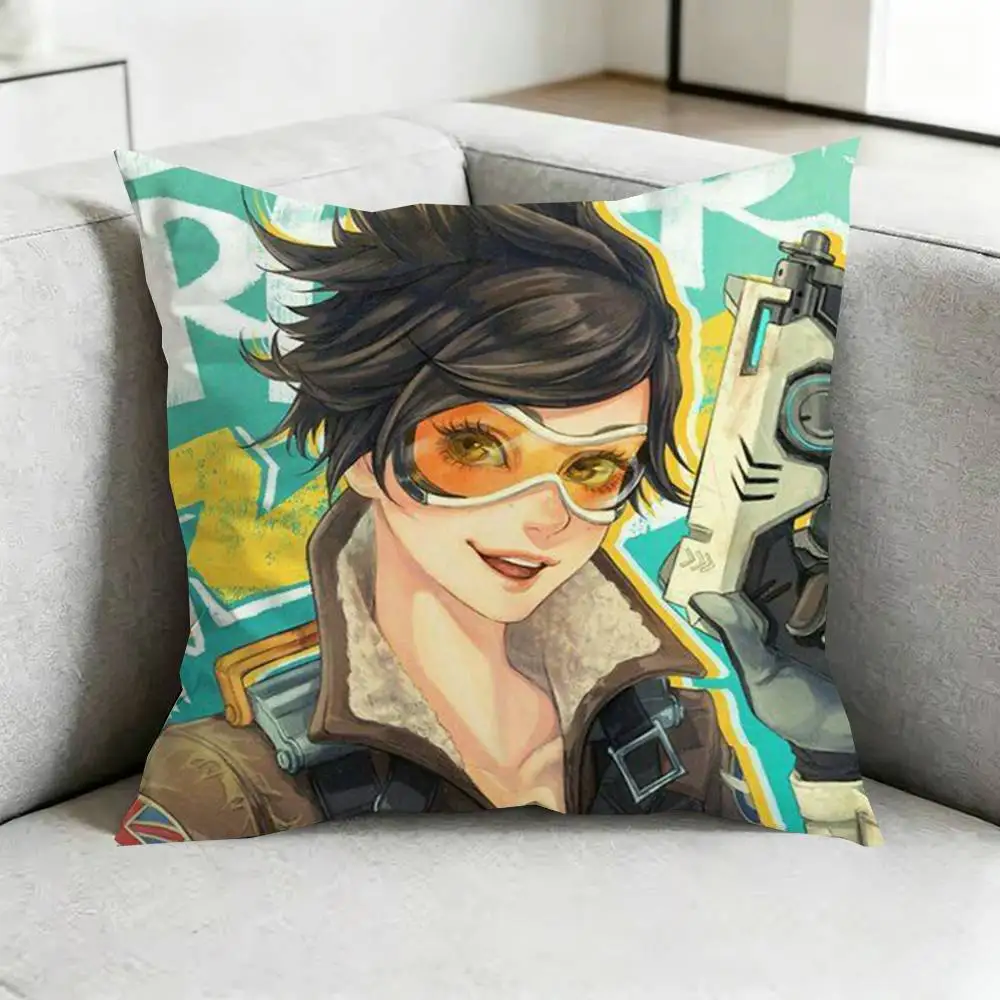 Наволочка Pop Game O-Overwatch-H, квадратная двусторонняя наволочка для дивана, чехол для подушки для спальни, прикроватная подушка, подарок (art.: 3920db4bd39e2) - 3920db4bd39e2