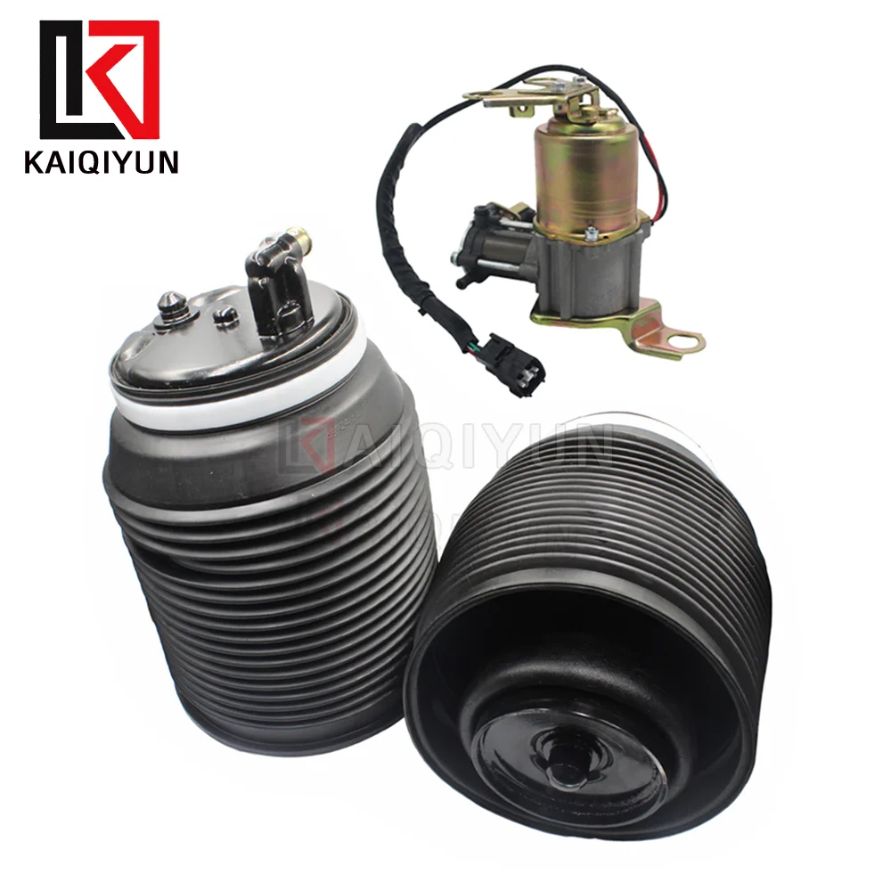 

Air suspension Compressor + Pair Rear Air Spring Bag For Lexus GX470 Toyota Land Cruiser Prado 120 4Runner 4808035011 4891060020