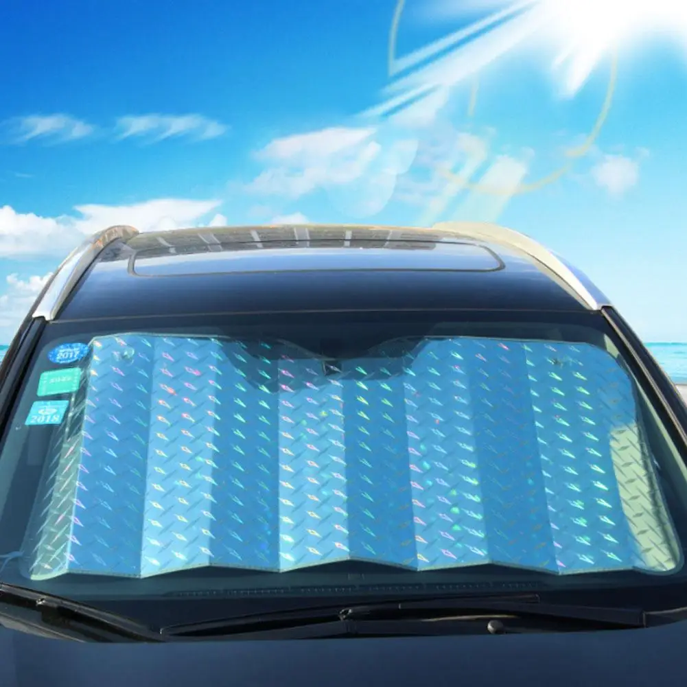 

Car Sunshade Front Gear Foldable Thickened Pad Summer Sunscreen Heat Insulation Window Sunshades For Off-road Vehicle Suv