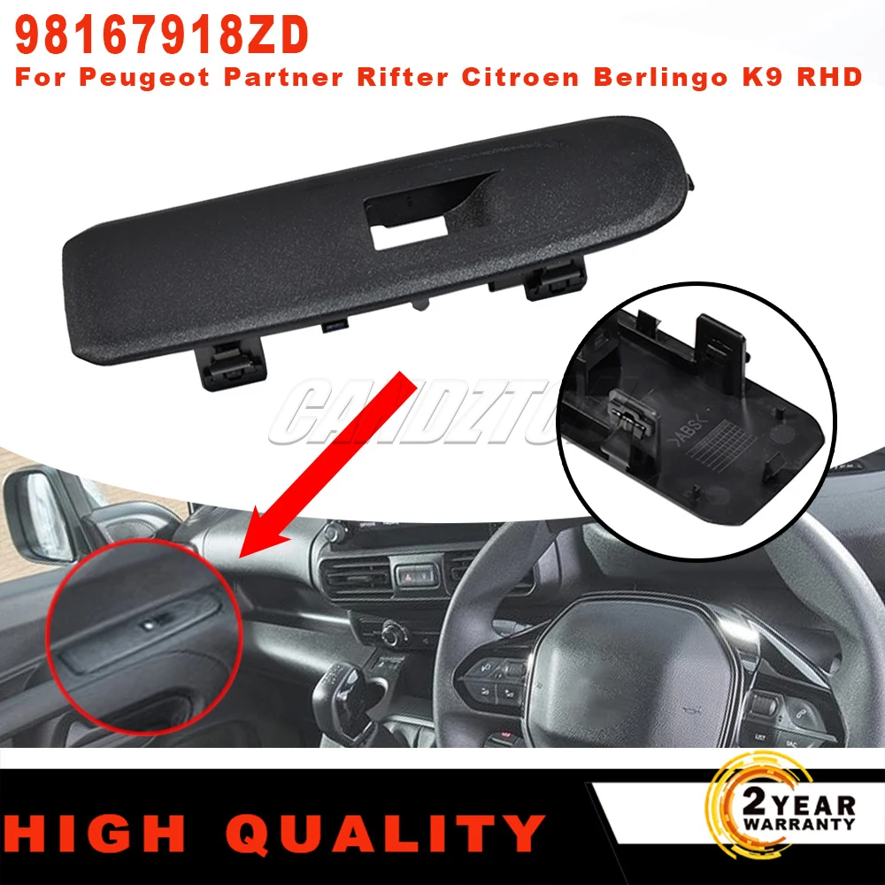 

Для Peugeot Partner Rifter Mk4 K9 Citroen Berlingo RHD новая рамка переключателя переднего левого стекла ABS 98167918ZD автомобильные аксессуары
