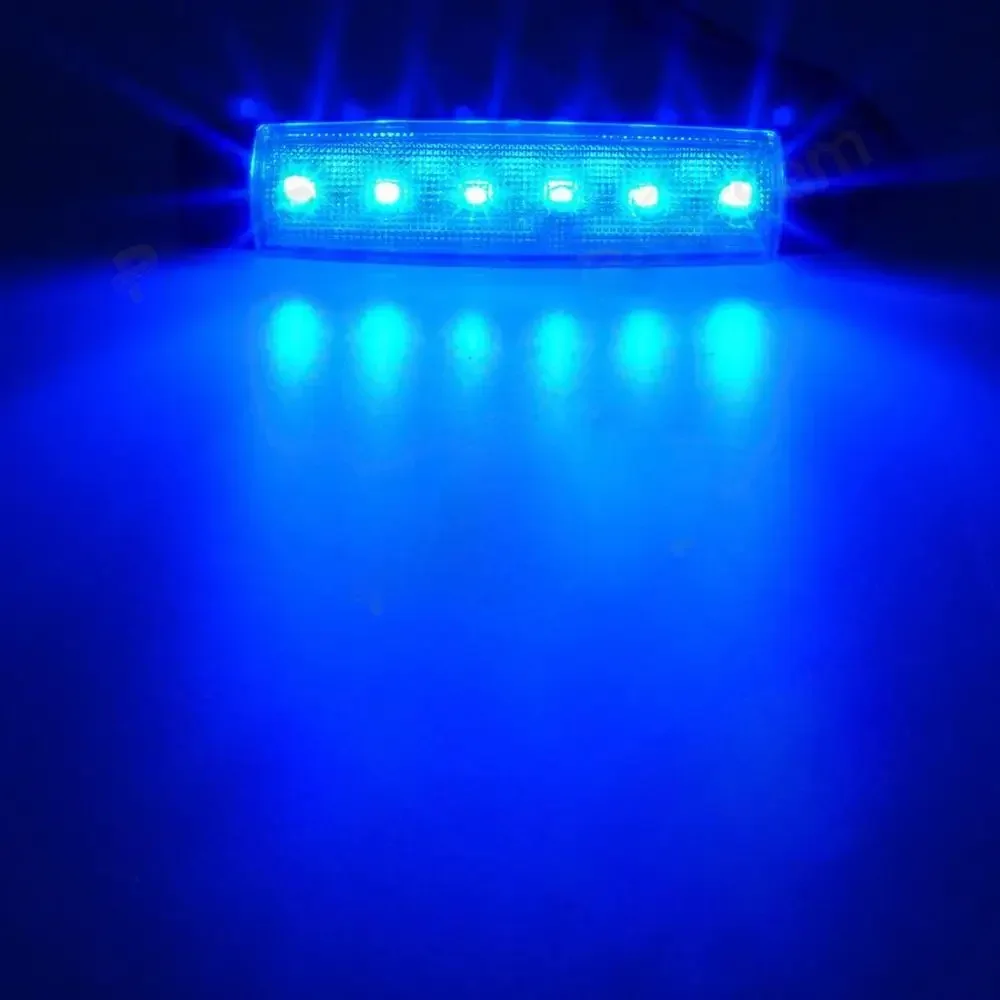 Автомобильные внешние фонари LED 12 В/24 В 6 SMD LED Автомобили Автобус Грузовик Грузовик Боковой габаритный индикатор Низкий прицеп Задний сигнальный фонарь