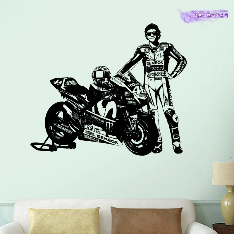 Moto GP Мотоциклетная гоночная наклейка Автомобиль Наклейка Плакаты Виниловая