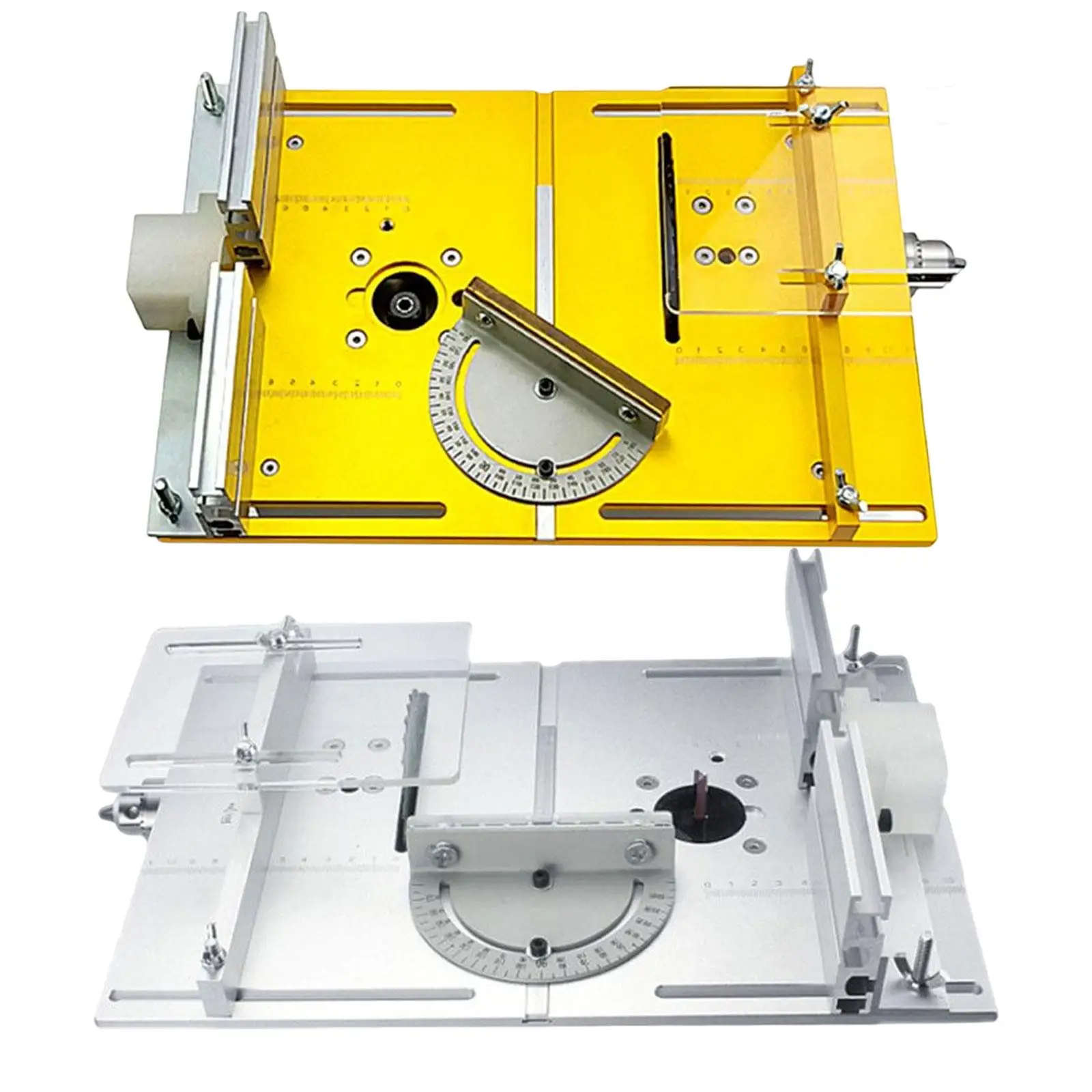 

Wood Router Plate with Miter Gauge Guide Woodworking Wood Router Trimmer