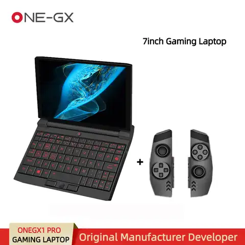 Игровой мини-ноутбук OneGx1 Pro, 7 дюймов, Win11 CPU Core i7-1160G7 16 ГБ + 512 ГБ/ТБ SSD, SIM, 4G, 5G, Wi-Fi, портативный ноутбук, мощный компьютер