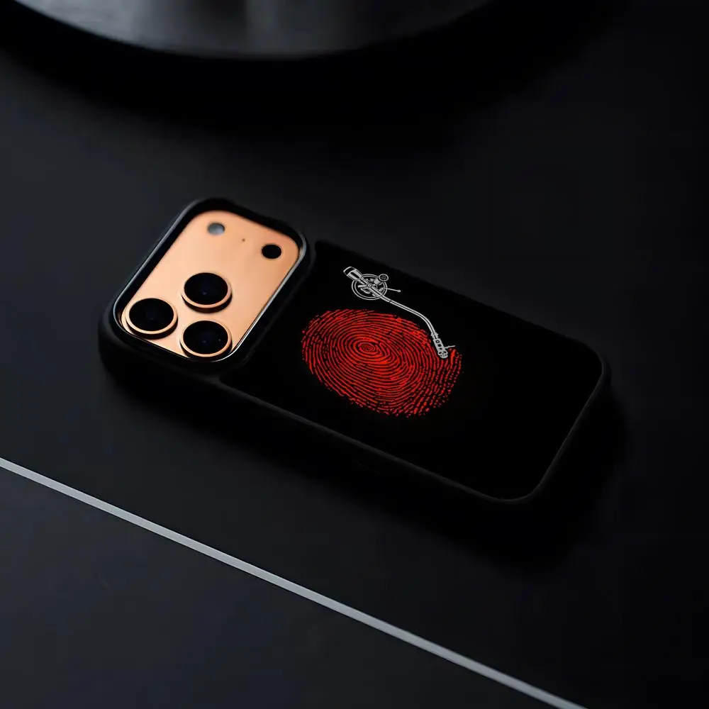 Фото Чехол Technics для iPhone 17 16 15 14 13 12 Pro Max Plus, черный, с жесткой рамкой №5