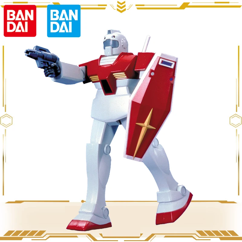 

Original Bandai Gundam Action Figure RGM-79 GM 1:100 Gundam Anime Figure First Generation Mobile Suit Boys Toys for Adult Gifts