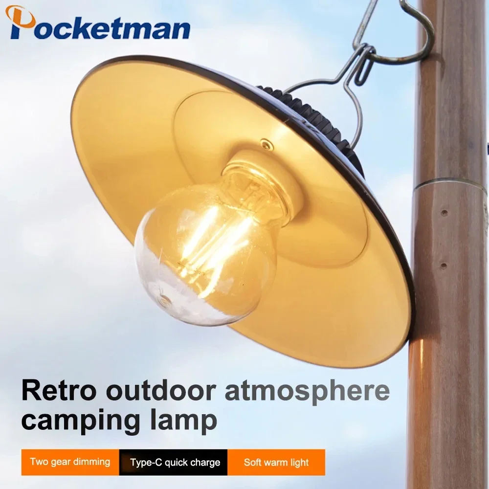 

Фонарь туристический с USB-зарядкой, водонепроницаемый