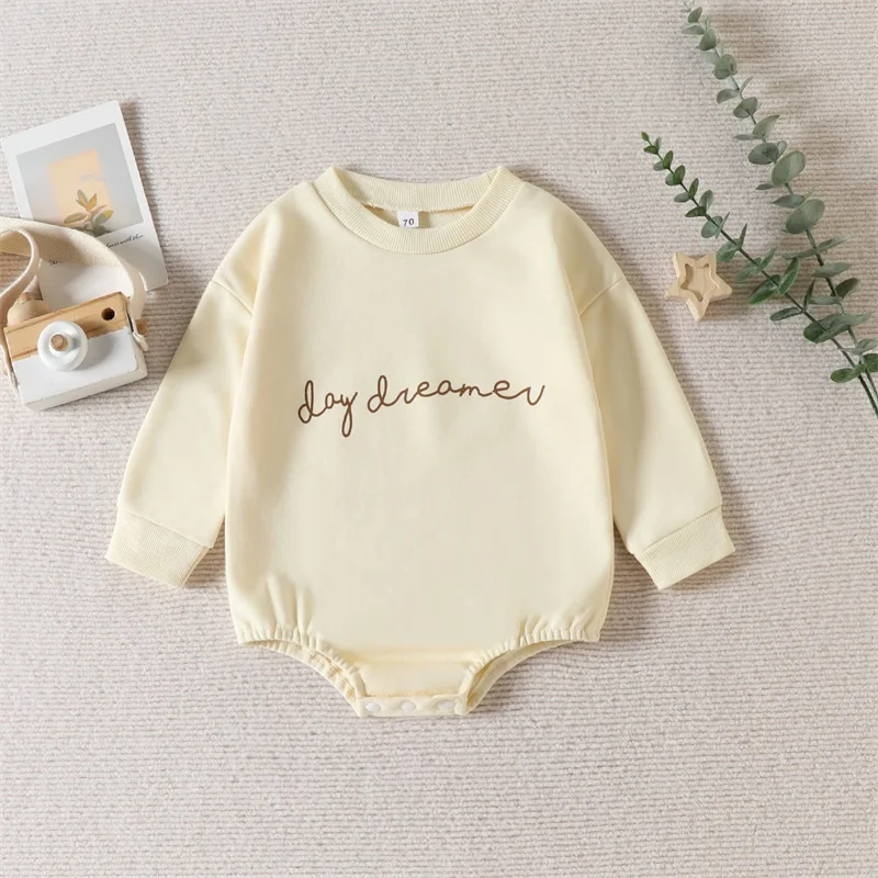 

Детский хлопковый комбинезон с длинным рукавом, на возраст 0-24 месяца