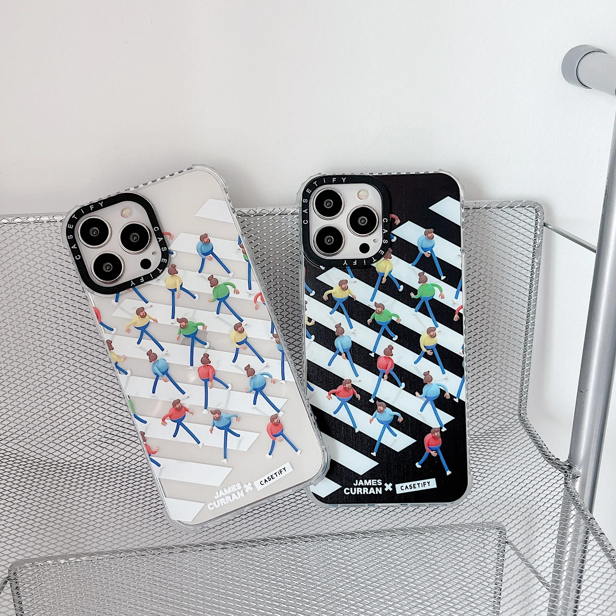 

James CURRAN Sidewalk Phone Case For Iphone 11 12 13 Pro Max X Xs Xr 7 8 Plus Shockproof Transparent Protector Cover