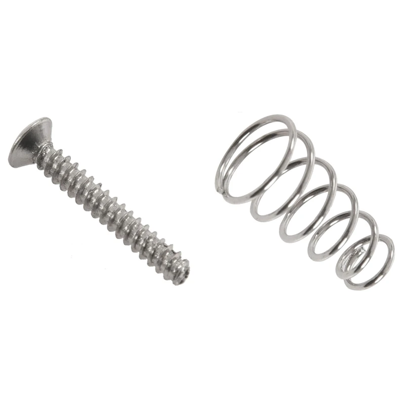 

200 шт., хромированные пружины для гитары