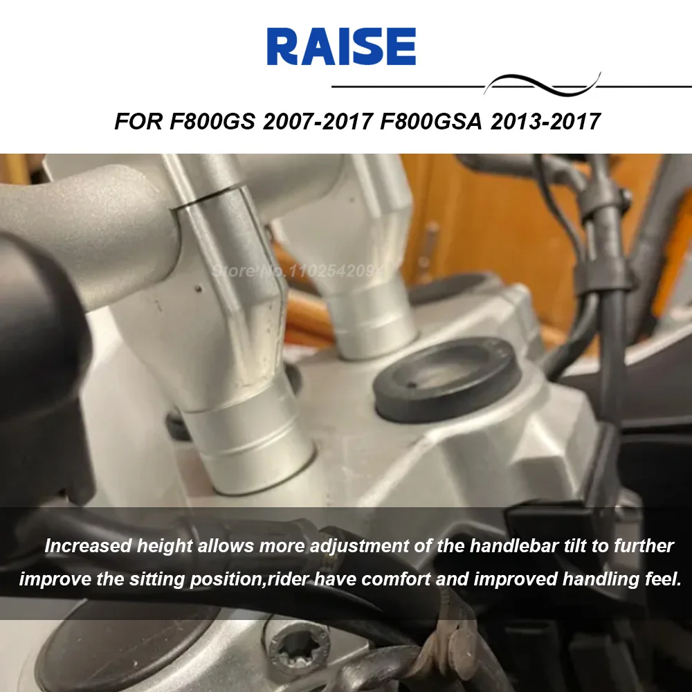 Переходник на руль мотоцикла адаптер для крепления увеличивающий рост BMW F800GS F650GS