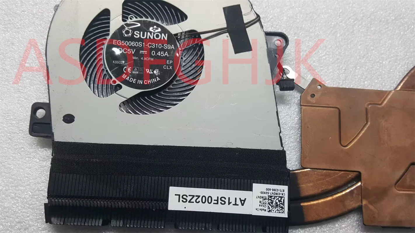 Для 03NDV7 Новый кулер для процессора вентилятор/радиатор для Dell Precision 3520 3530 Latitude 15 5580 5590 5591 0314fc дискретный графический радиатор