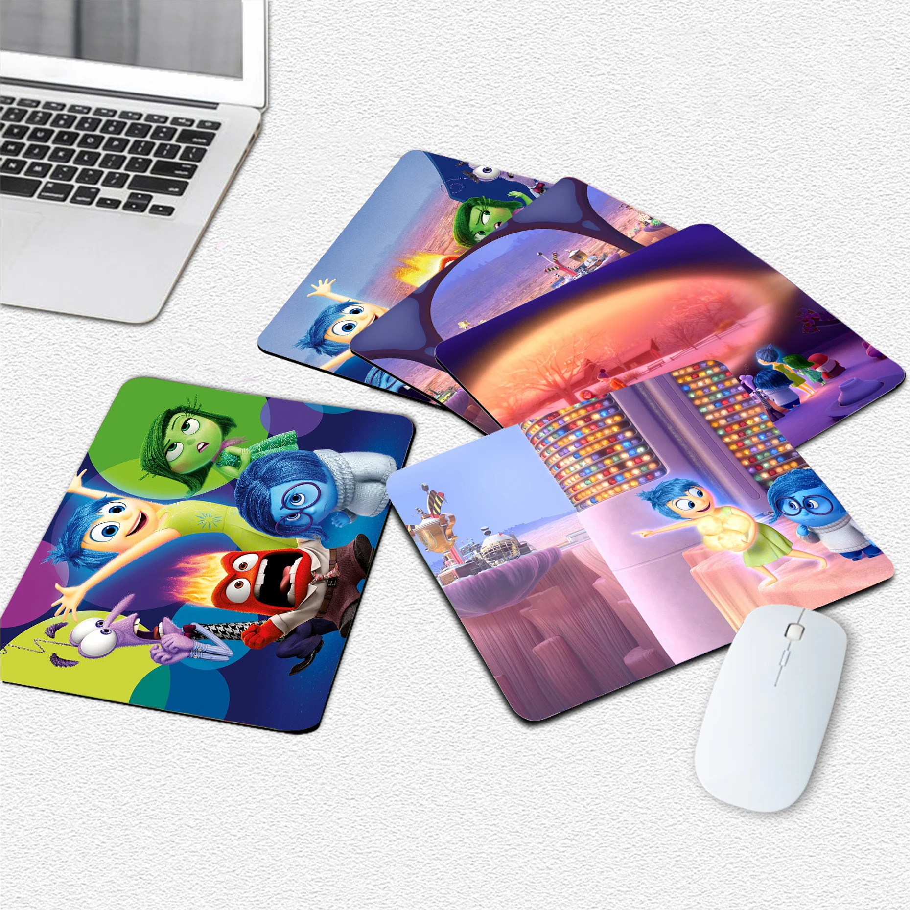 

Disney Inside Out Mousepad Animation Office Computer Desk Mat Table Keyboard Big Mouse Pad Laptop Cushion Non-slip Desktop Mat