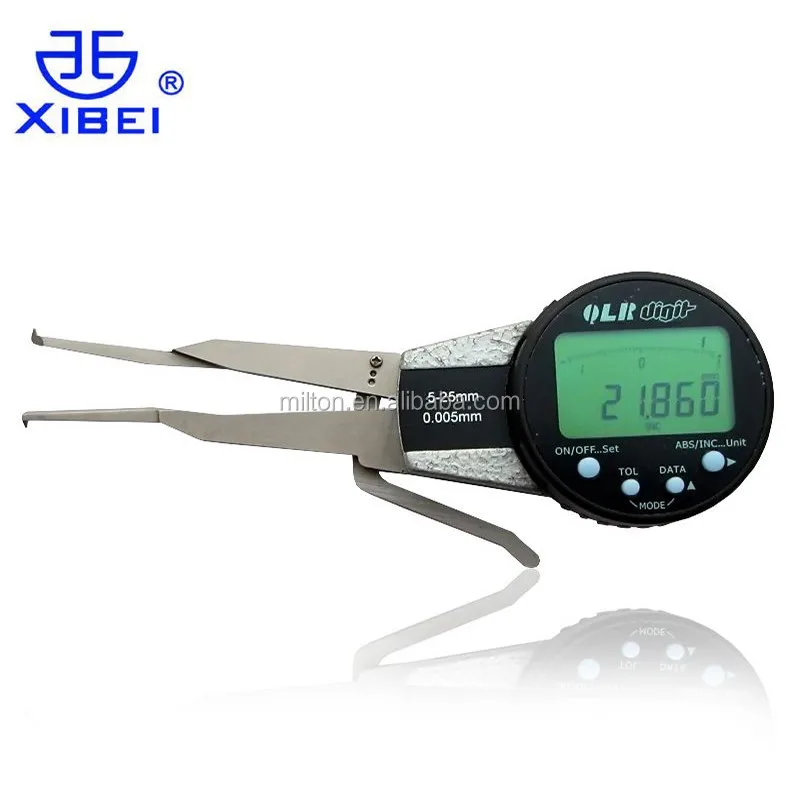 

5-25mm/0.005mm Digital Inside Caliper Electronic Gauge with Rotatable Dial Measuring Bore Groove Measurement Micrometer