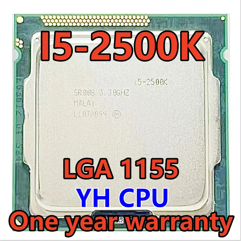 I5-2500K i5 2500 K i5 2500 K SR008 3,3 ГГц четырехъядерный ЦПУ Процессор 6M 95W LGA 1155