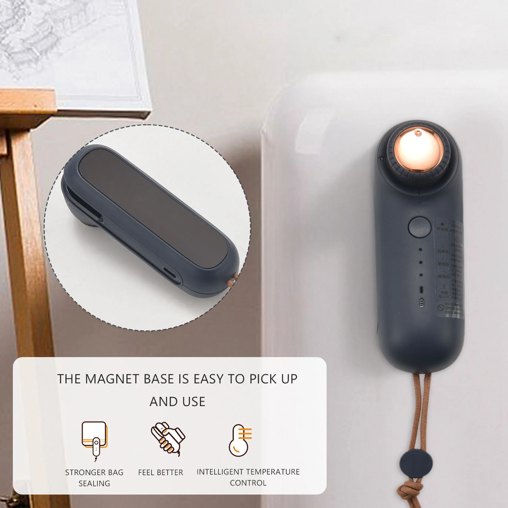 USB перезаряжаемая герметизирующая машина с 3 режимами регулировки