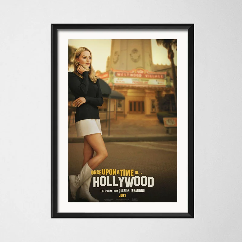 

Постер и печать фильмов Once Upon a Time in Hollywood, настенные картины на холсте, живопись, украшения для домашнего декора, плакат