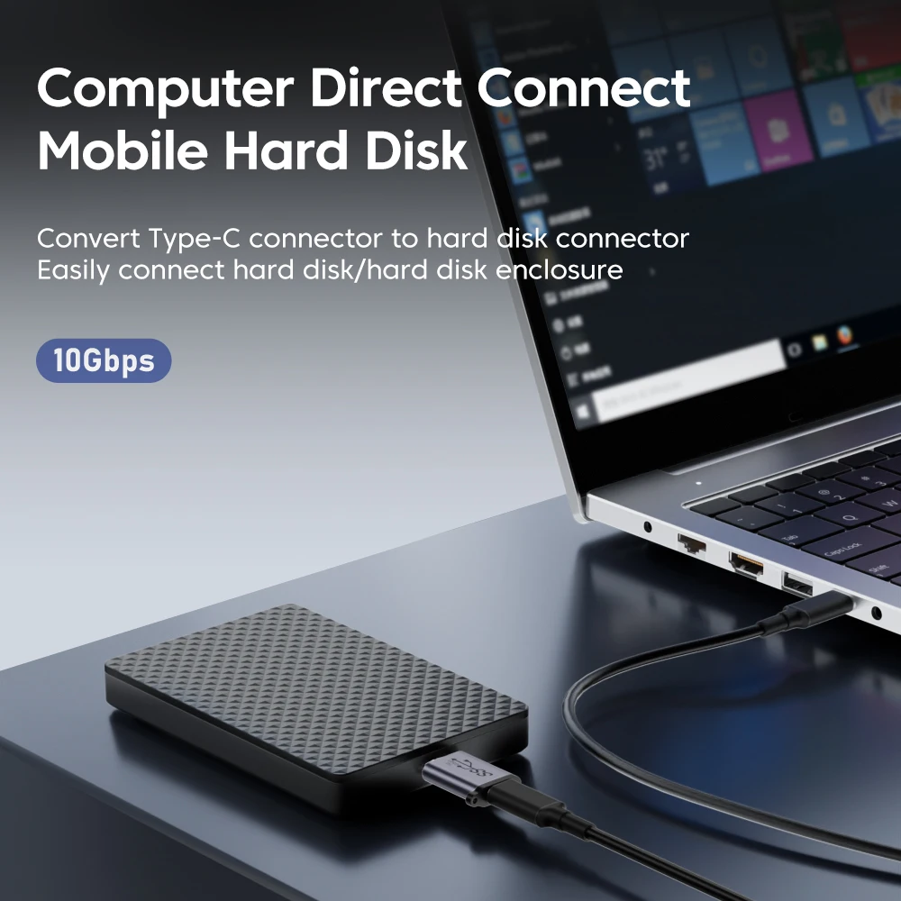 Переходник Micro B USB C 3 0 папа-мама типа для внешнего жесткого диска HDD