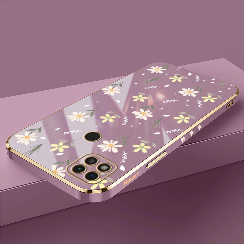 Милый чехол с мультяшным цветочным узором для Xiaomi Mi 10T Pro противоударная задняя