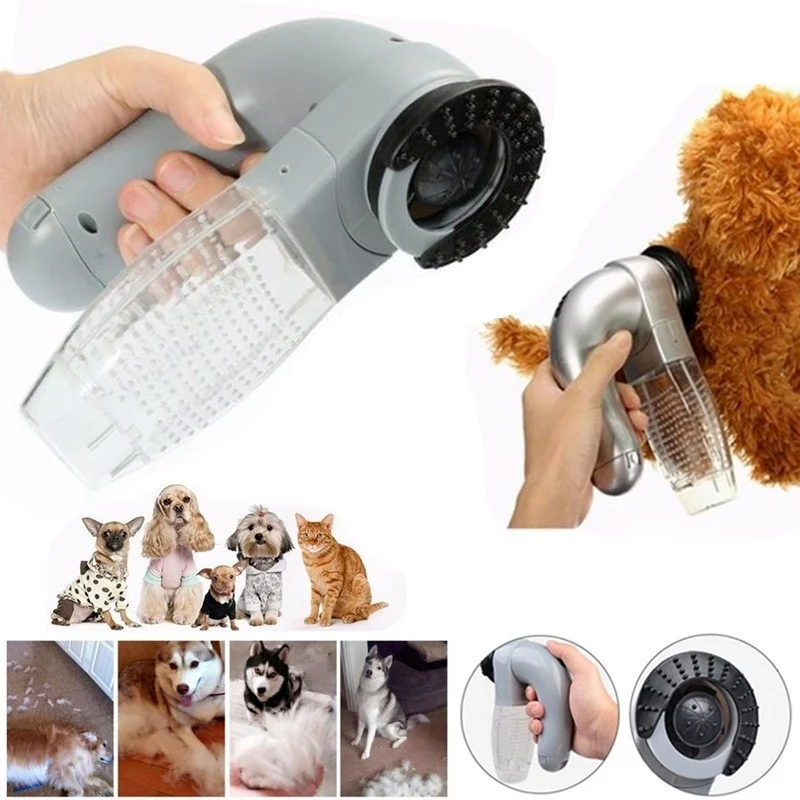 

Electric Hair Grooming Vacuum Cleaner Fur Shedding Remover Trimmer Dog Puppy Cat Pet