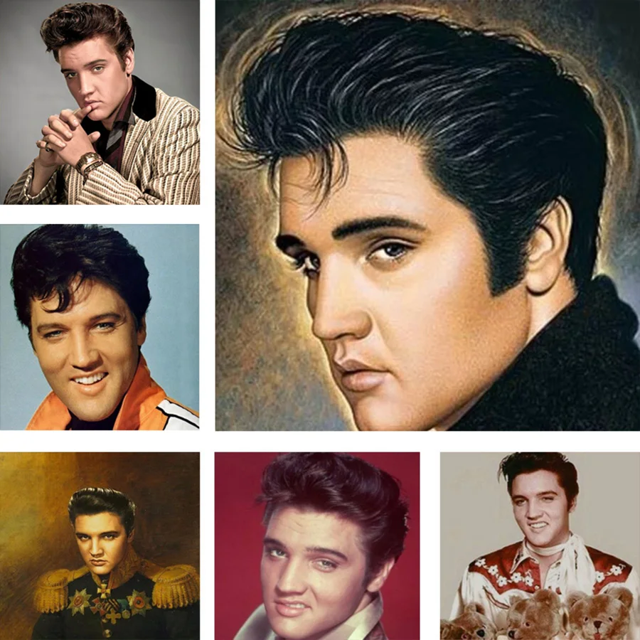 

5D Diy Diamond Mosaic Elvis Presley Portrait Diamond Painting Full Square Round Rhinestones Diamond Embroidery Home Decor