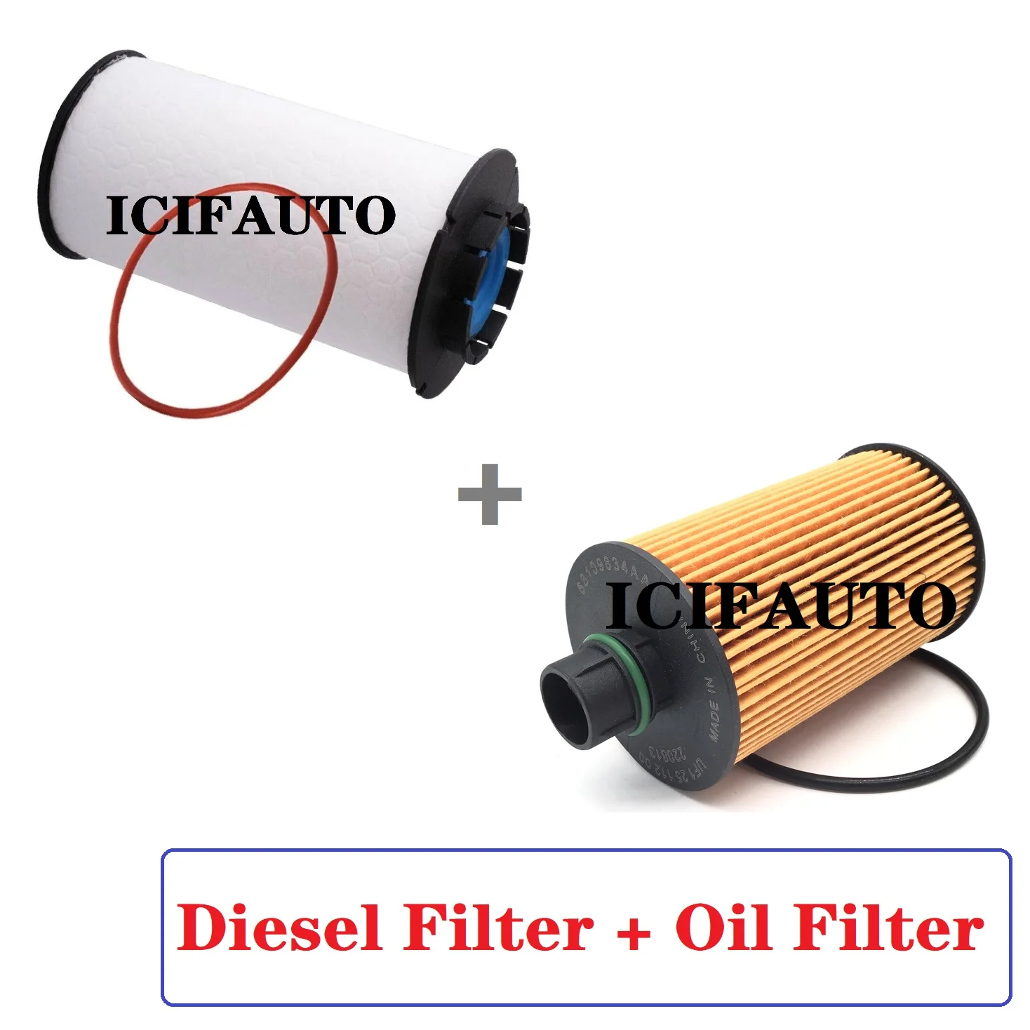 

Масляный фильтр двигателя + топливный фильтр для Dodge Ram 1500 3.0L V6 14-17 OE # 68235275 АА / 68235275 АБ / 68235275 AC / 68229402 АА