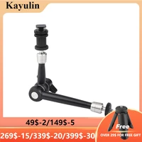 kayulin heavy duty 9 inch articulating magic arm with 14 inch male threads shoe mount upgraded version