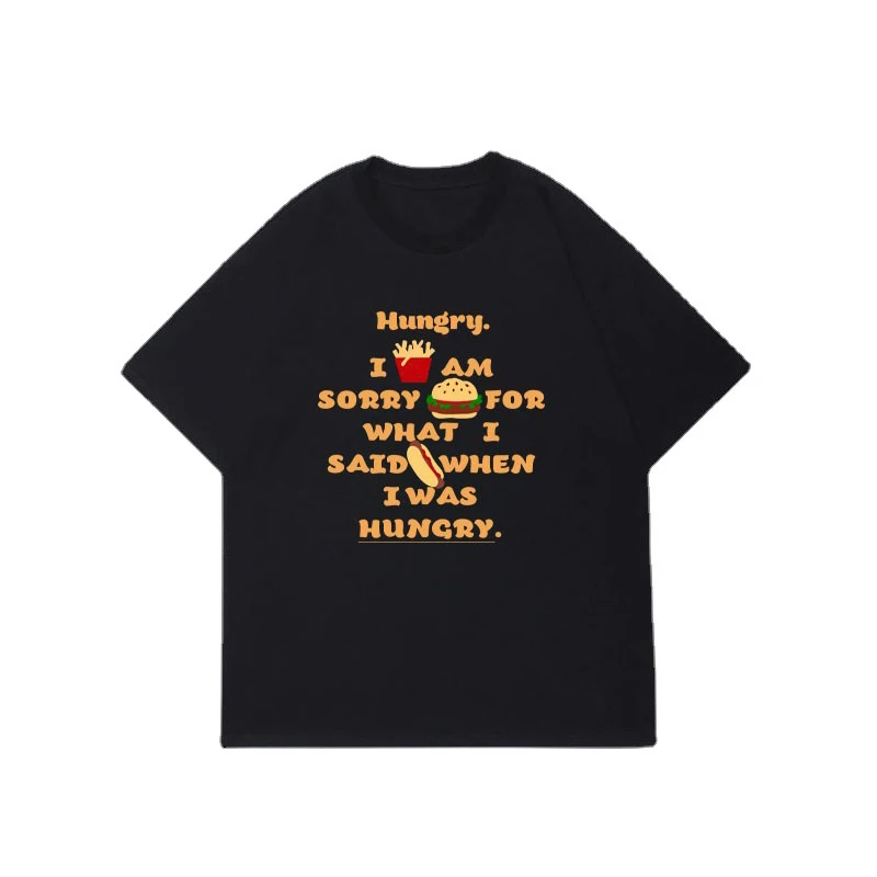 

Women Blouse Cartoon Short Sleeves Tshirt Female Clothing Y2k Streetwear Summer Retro Simple 90s T-shirt Letter Graphic T Shirts