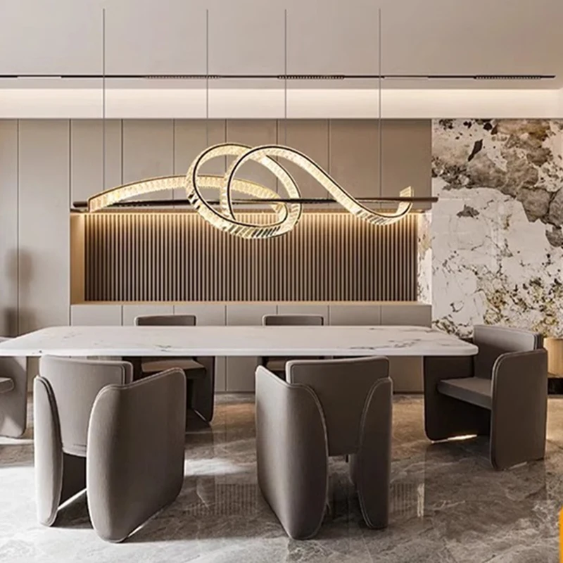 Подвесные светильники для украшения дома роскошная хрустальная люстра гостиной