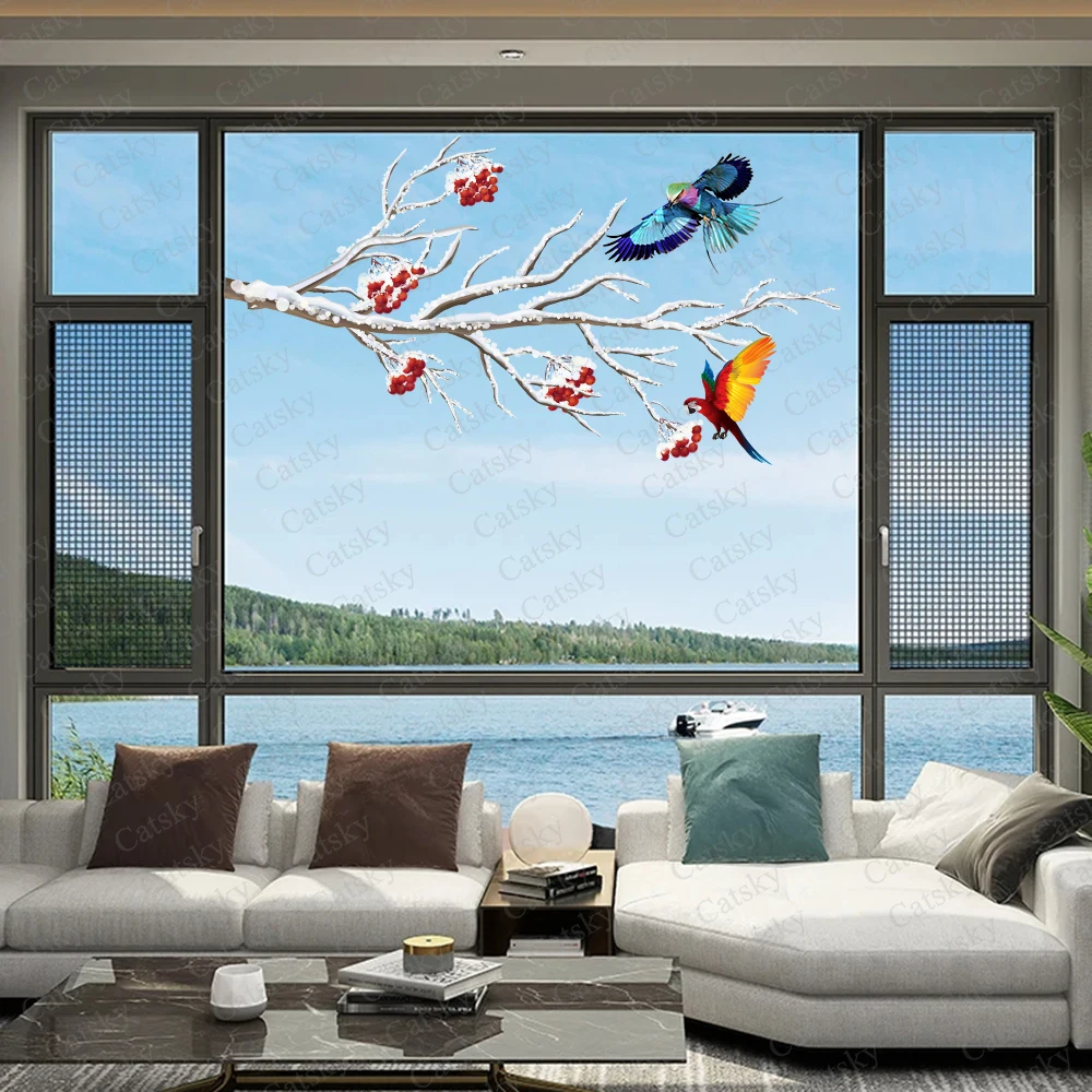 Наклейки на ветки и окна настенные наклейки фрески крышу украшение для дома