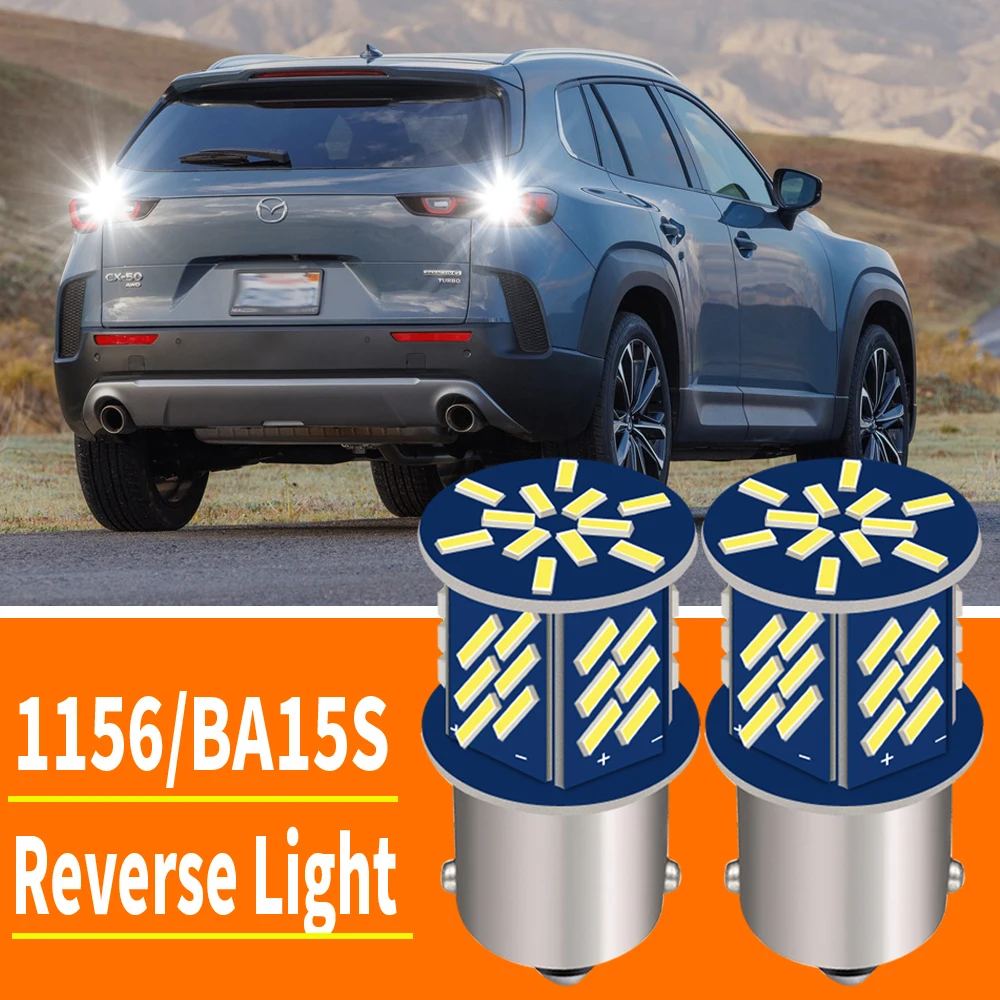 2x1156 BA15S светодиодный лампы 3014 SMD лампы высокой мощности для стоп-сигналов P21/5W Автомобильная фотолампа Auto 12V задняя лампа P21w 7506 6000k