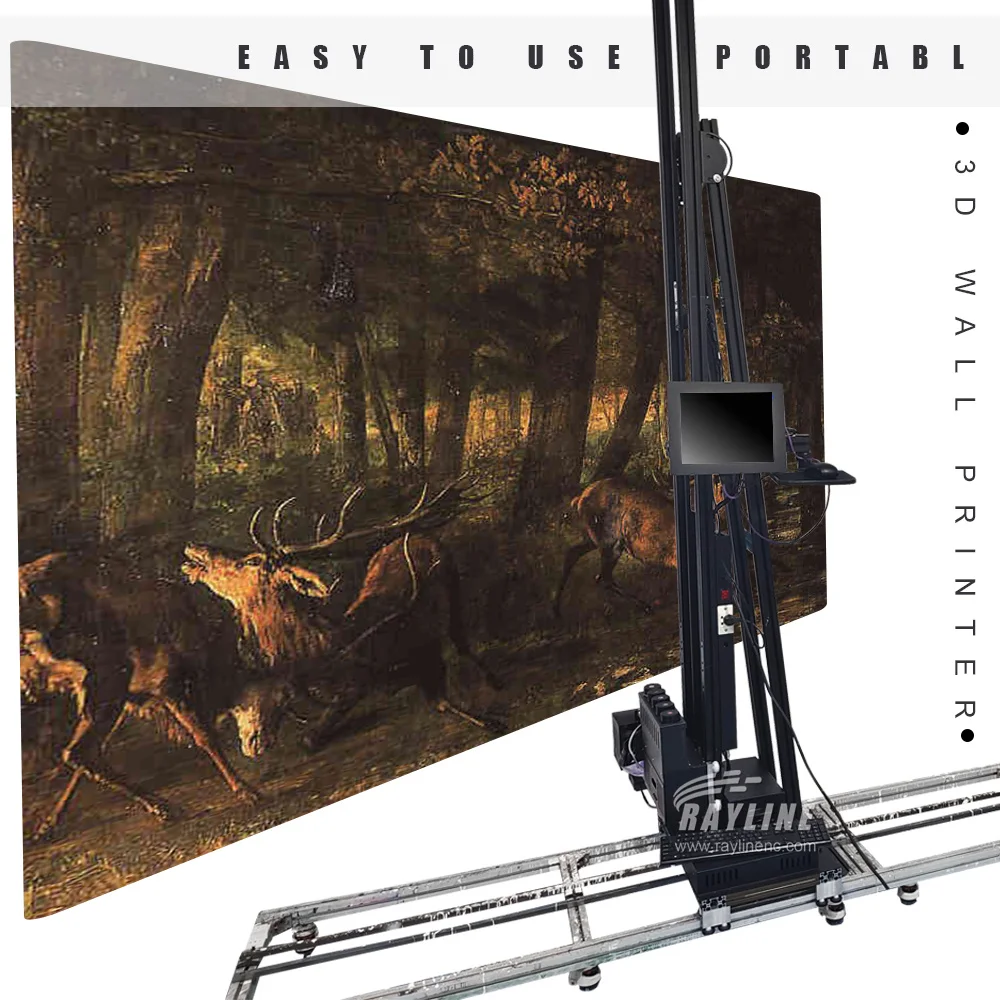 Крупногабаритный Интеллектуальный 3d-аппарат для покраски стен трехмерный