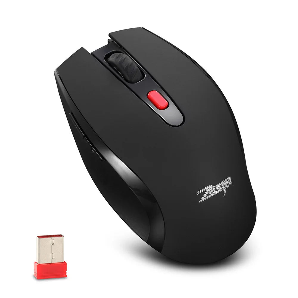 Zelotes master office wireless mouse 2.4G wireless optical mouse 2400dpi low power mouse enlarge
