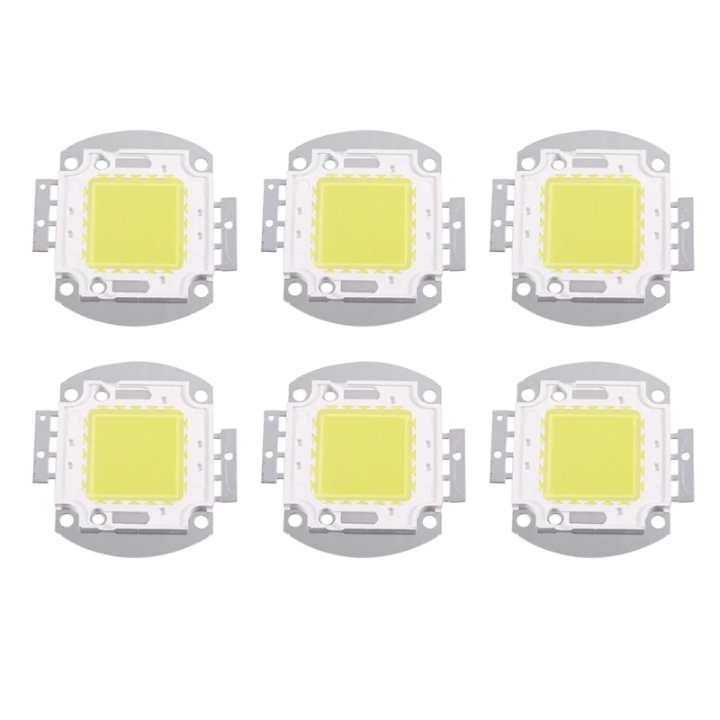 

6X LED Chip 100W 7500LM White Light Bulb Lamp Spotlight High Power Integrated DIY
